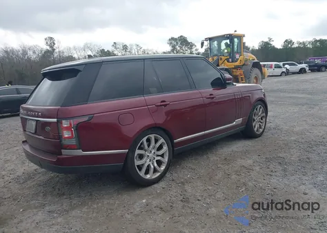 2016 Land Rover Range Rover 5.0L V8 Supercharged z USA, uszkodzony, nr VIN SALGS2EF9GA289832